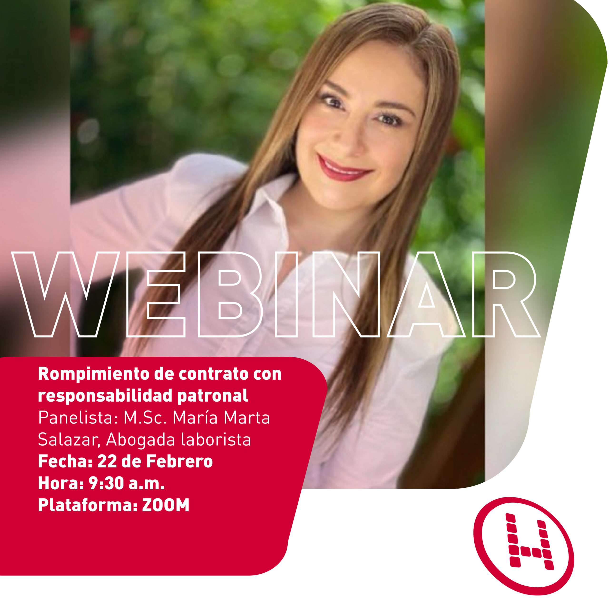 Banner Webinar: Rompimiento de contrato con responsabilidad patronal
